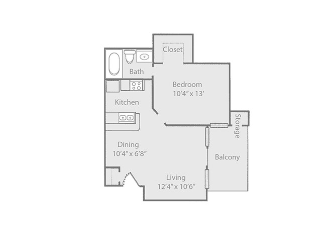 Floorplan - Timberglen Apartments