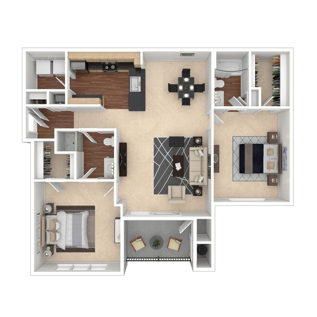 Floorplan - The Elms at Montjoy