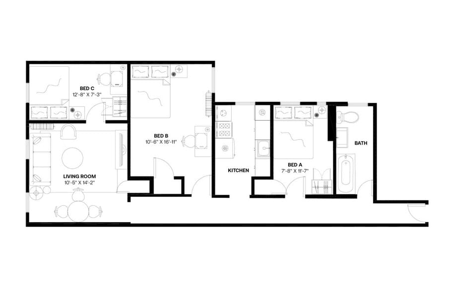 Building Photo - Room in Shared 3 bed/1 bath home