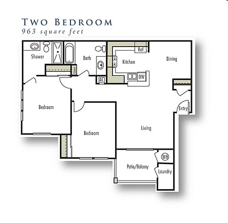 2BR/2BA - Norden Terrace