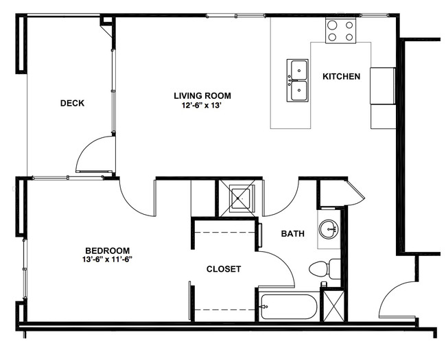 Floorplan - Crest Urban Apartments