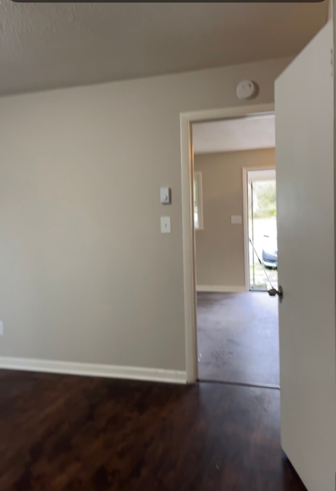 Bedroom looking into living room - 6051 Tobaccoville Rd