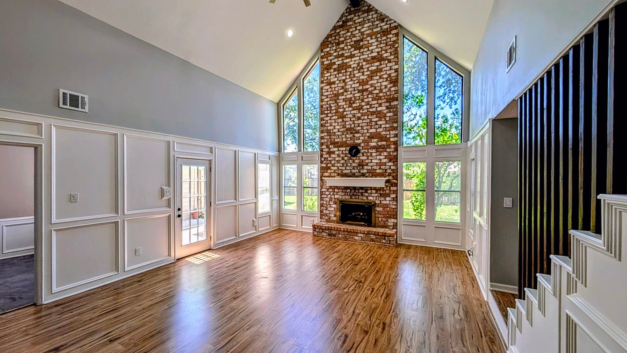 Living Room view from Main Entrance - 15707 Downford Dr
