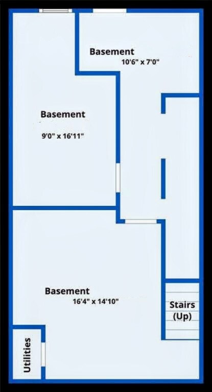 basement floor map - 5034 Laurel Bridge Dr SE