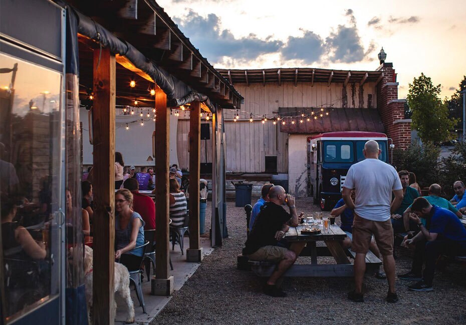 dog-friendly patios abound. 6 blocks from apartment - 711 Hamilton St