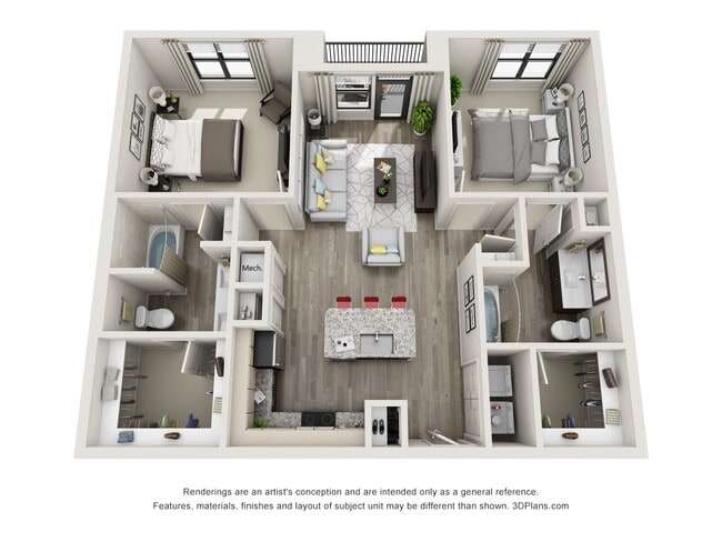 Floorplan - The Mallory Eastside