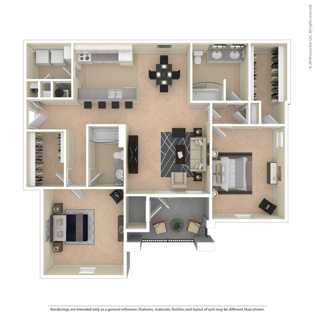 Floorplan - Adrian on Riverside