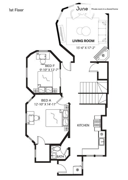 Building Photo - Room in Shared 6 bed/1.5 bath home