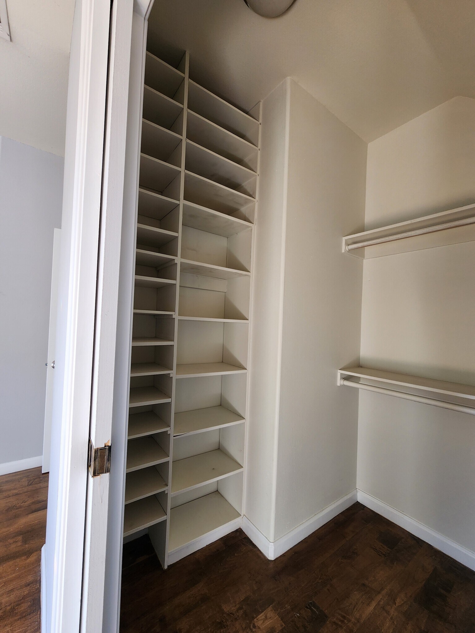 Large Walk-In closet with plenty of shelves for shoes - 1307 W 23rd St