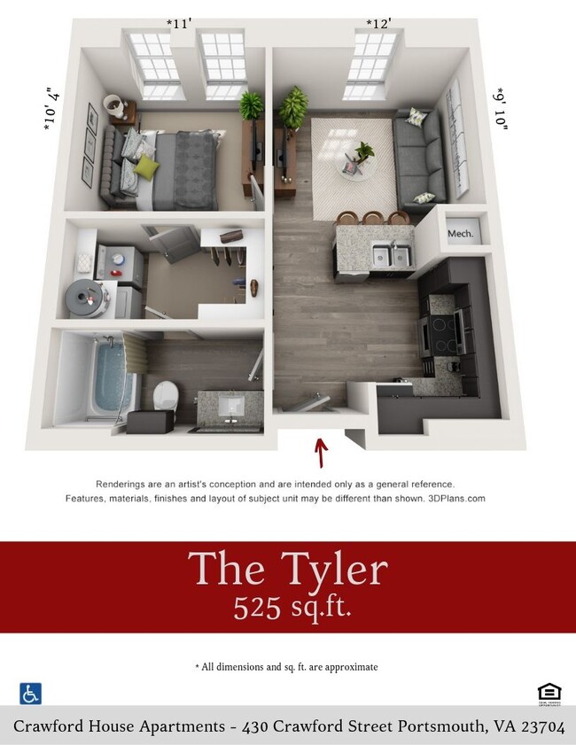 Floorplan - Crawford House