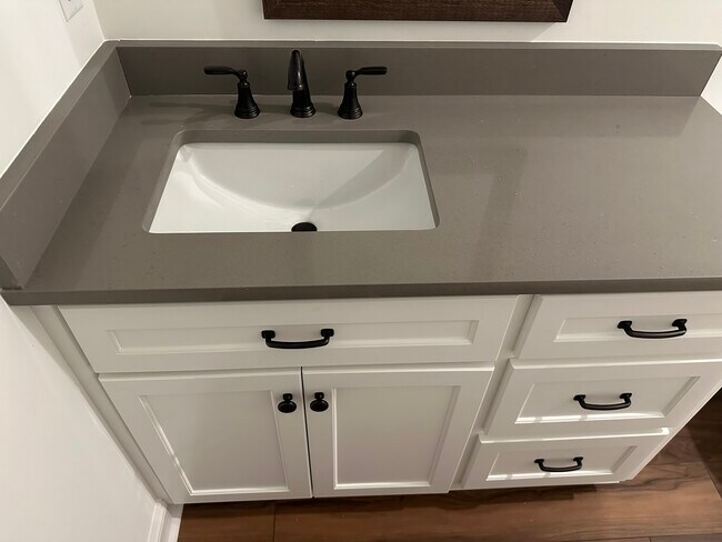 Bathroom Counter and sink - 1595 Auburn St