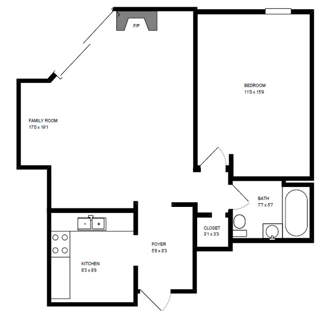 Floorplan - 818 W. Willow