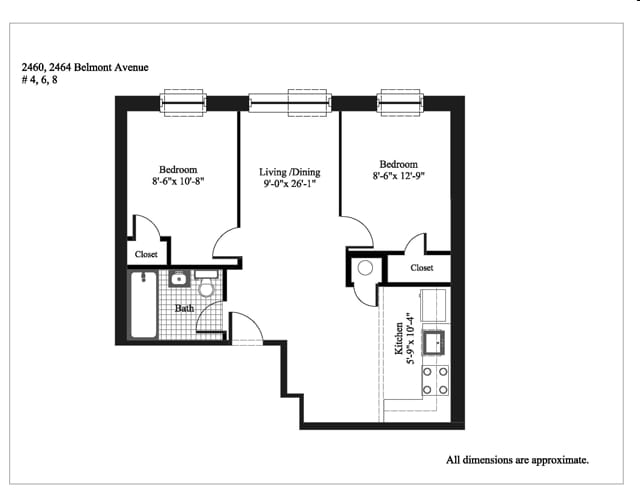 2BR/1BA - Little Italy/Fordham University Gardens