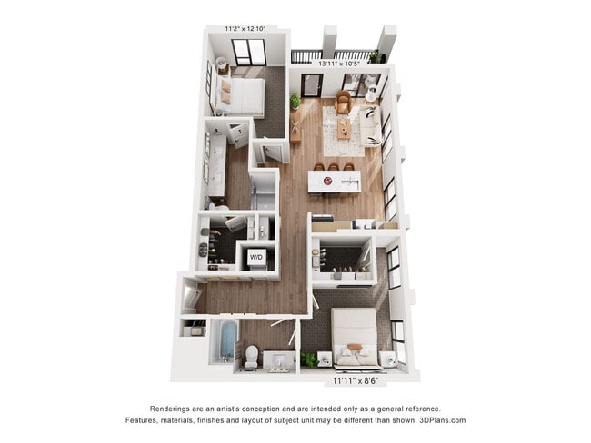 Floorplan - 2800 Taylor