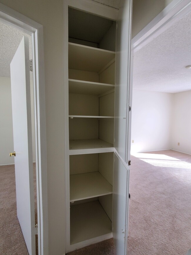 Upstairs' Linen closet - 1195 Temple Ave