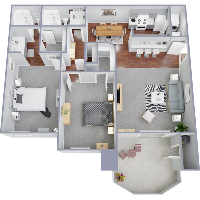 Floorplan - Soleil Apartments
