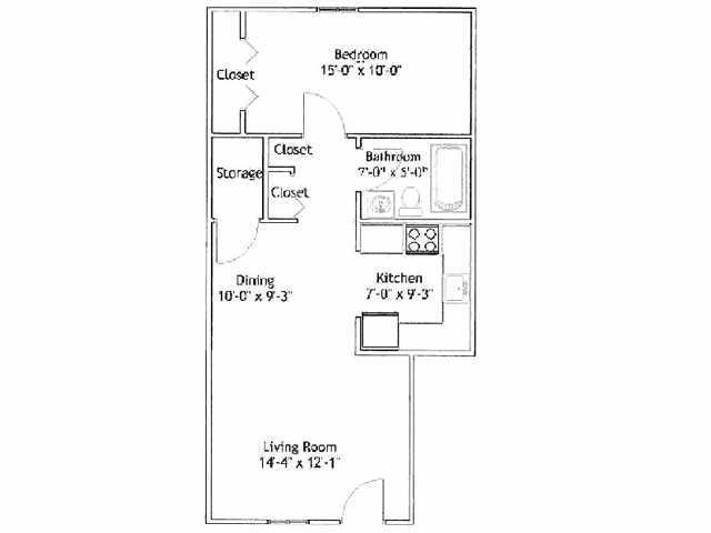 1BR/1BA - Mayflower Crossing Apartments