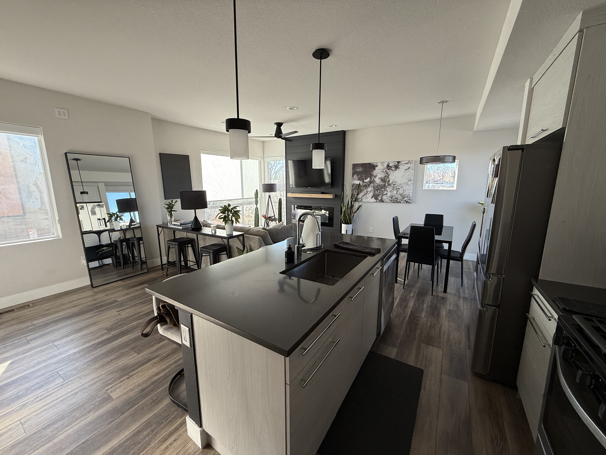 Second Floor Living Room/Kitchen - 5695 W 11th Pl