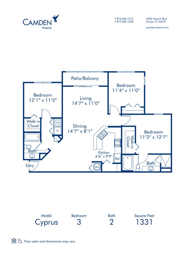 Floorplan - Camden Visconti