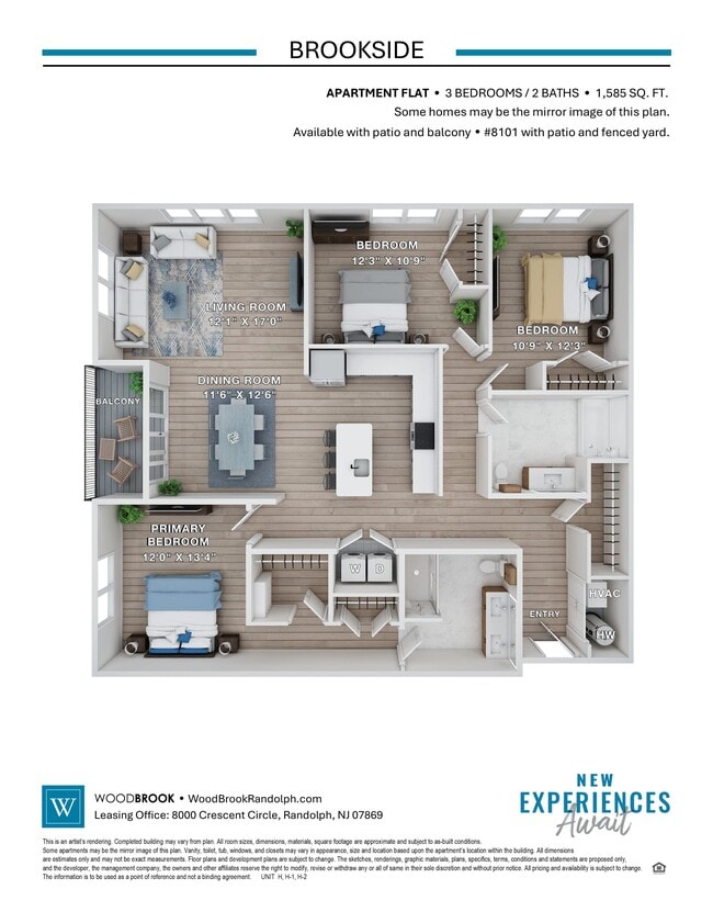 Floorplan - Woodbrook at Randolph