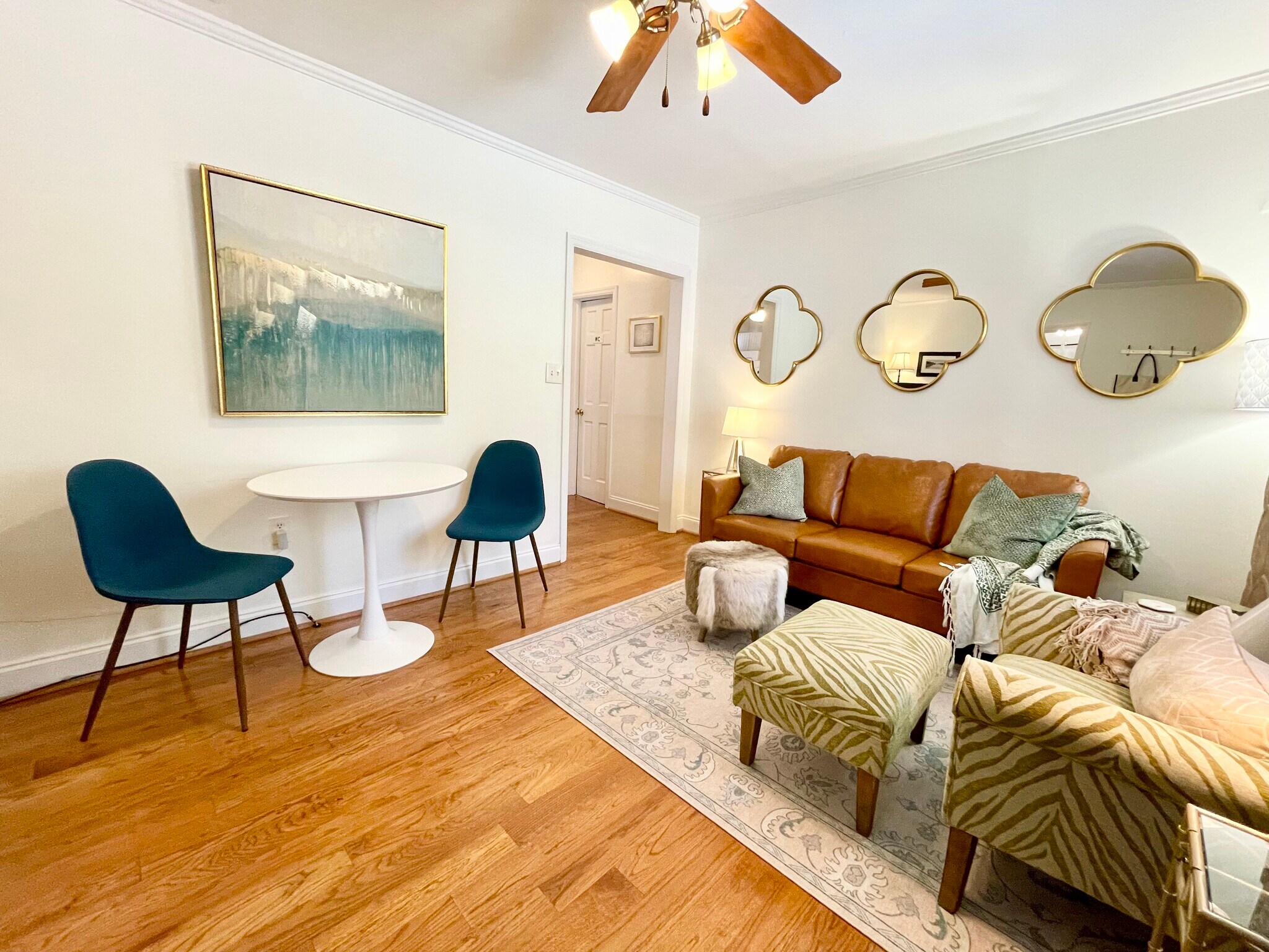 Living Room, Dining Area - 215 W Taylor St