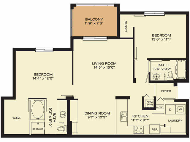 Floorplan - The Villas at Emerald Dunes