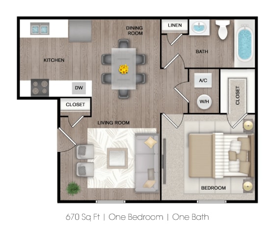 Floorplan - Ranch at 1856 Apartments
