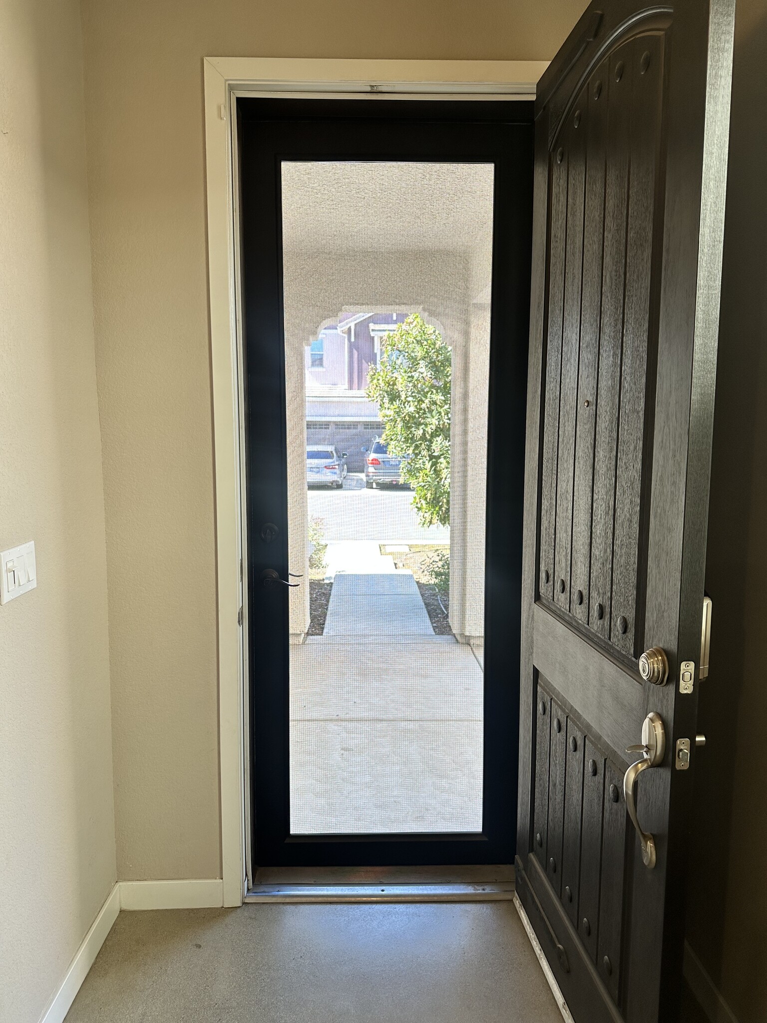 Upgraded screen door - 2572 N McArthur Ave