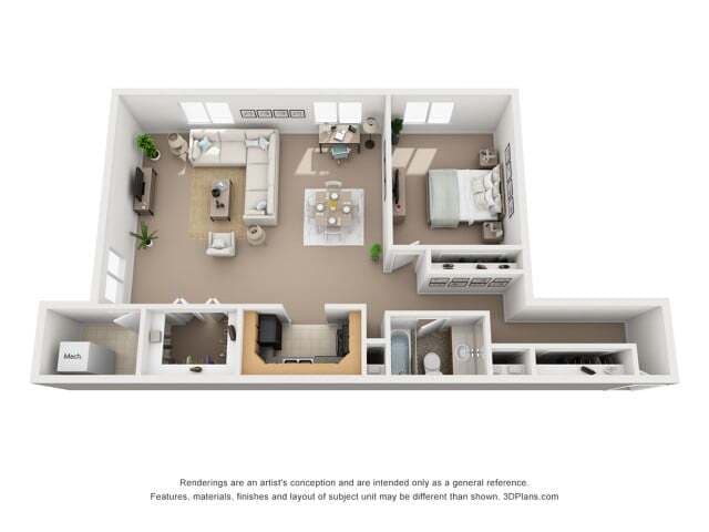 1 Bed 1 Bath - Sherwood Towers Apartments