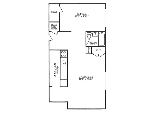 1BR/1BA - St. James