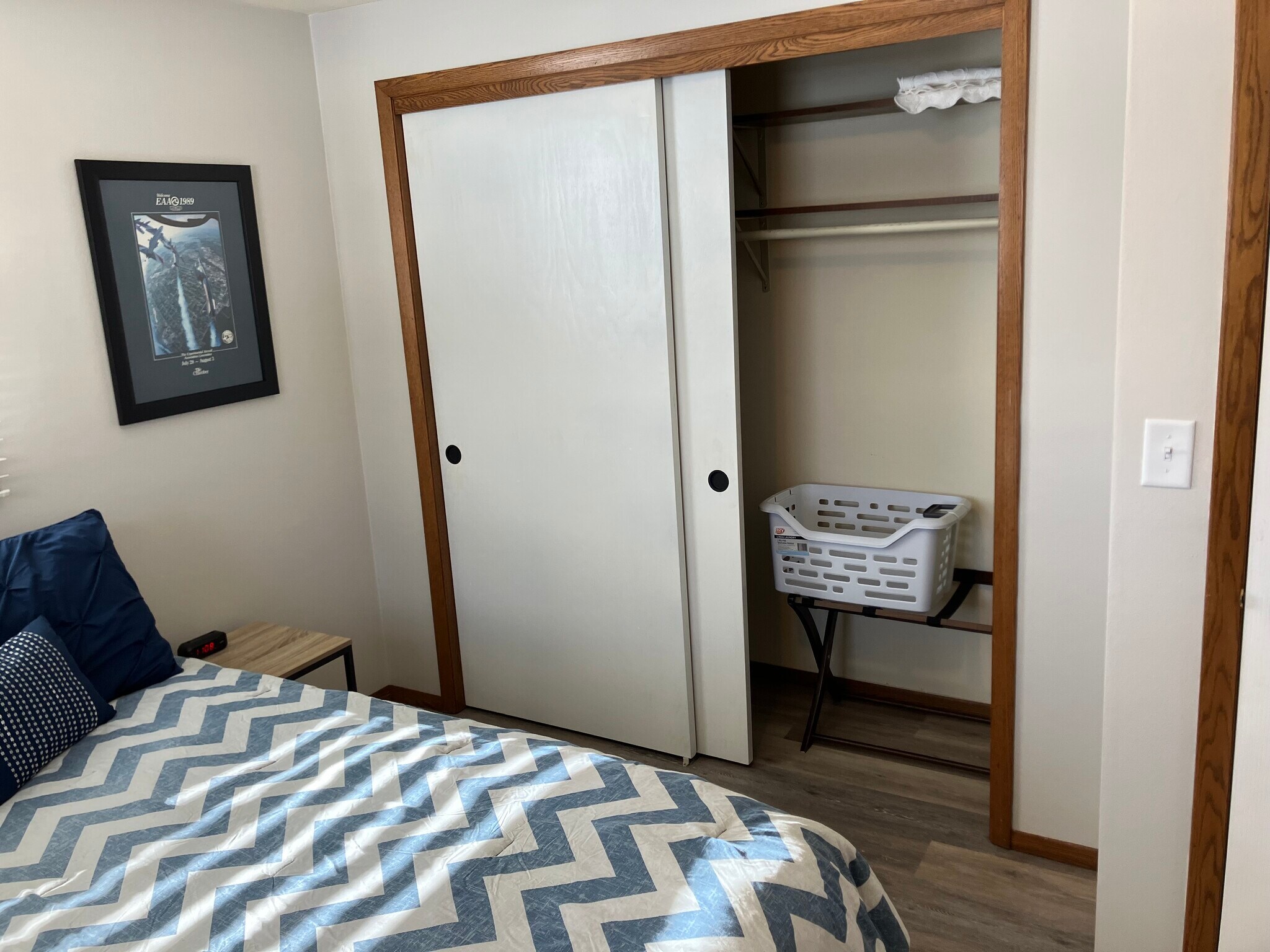 Full closet, laundry basket, suitcase stand - 1385 Maricopa Dr