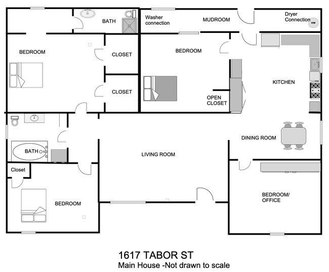 Floor Plan - 1617 Tabor St