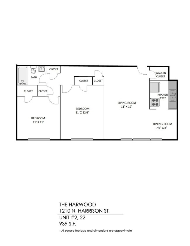 Floorplan - The Harwood