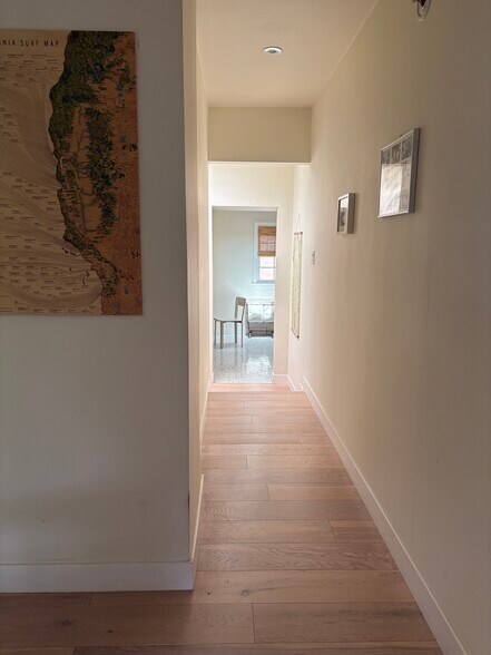hallway to laundry room - 607 S Beachwood Dr