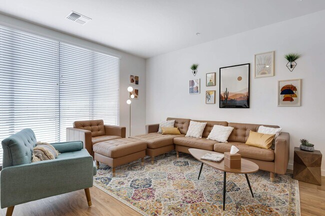 acacia living room - Culdesac Tempe