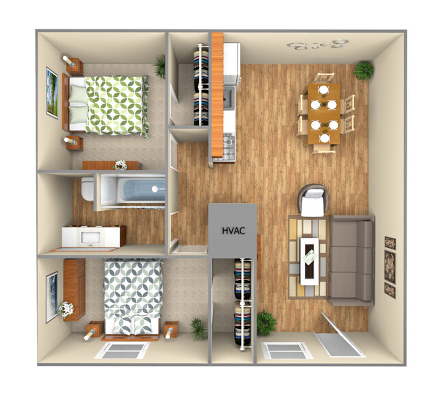 Floorplan - Regency Arms Apartment Homes