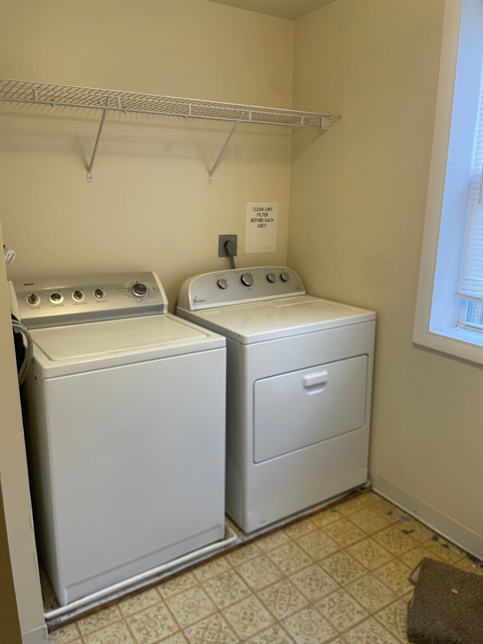 View of Washer and Dryer - 1602 Lowrie St