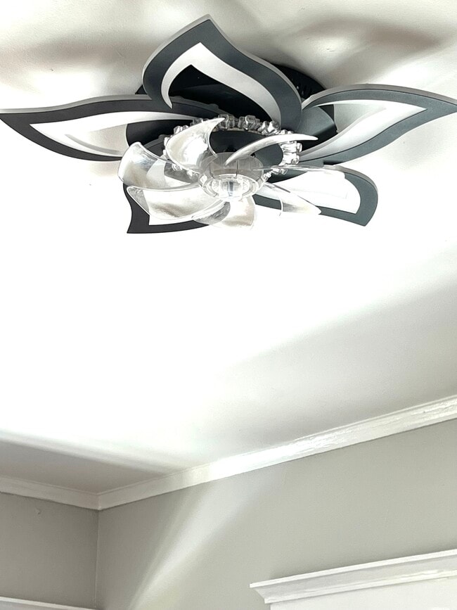 Light with fan in LR - 1424 E Florida St