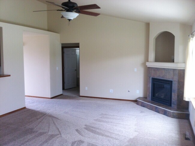 Fireplace in LR - 5905 W Whatcom Ave