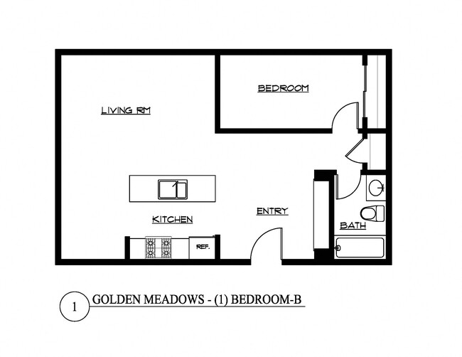 Floorplan - Golden Meadows Apartments