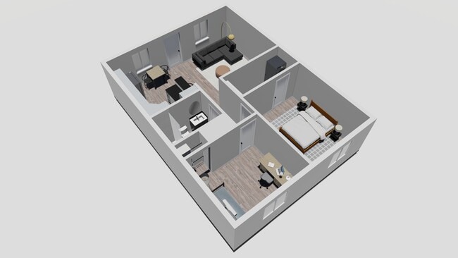 Floorplan - Atrium Apartments