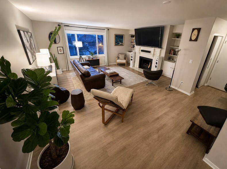 Living room (attached dining room) - 13360 W Bluemound Rd