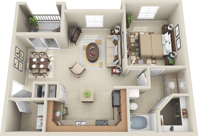 A2 Floor plan - Amalfi at Tuscan Lakes