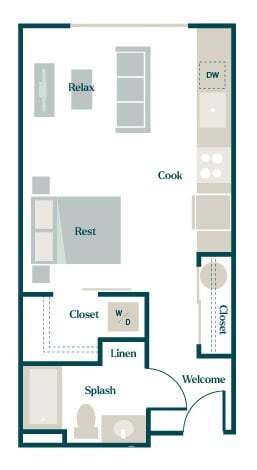 Floorplan - Hazel Apartments