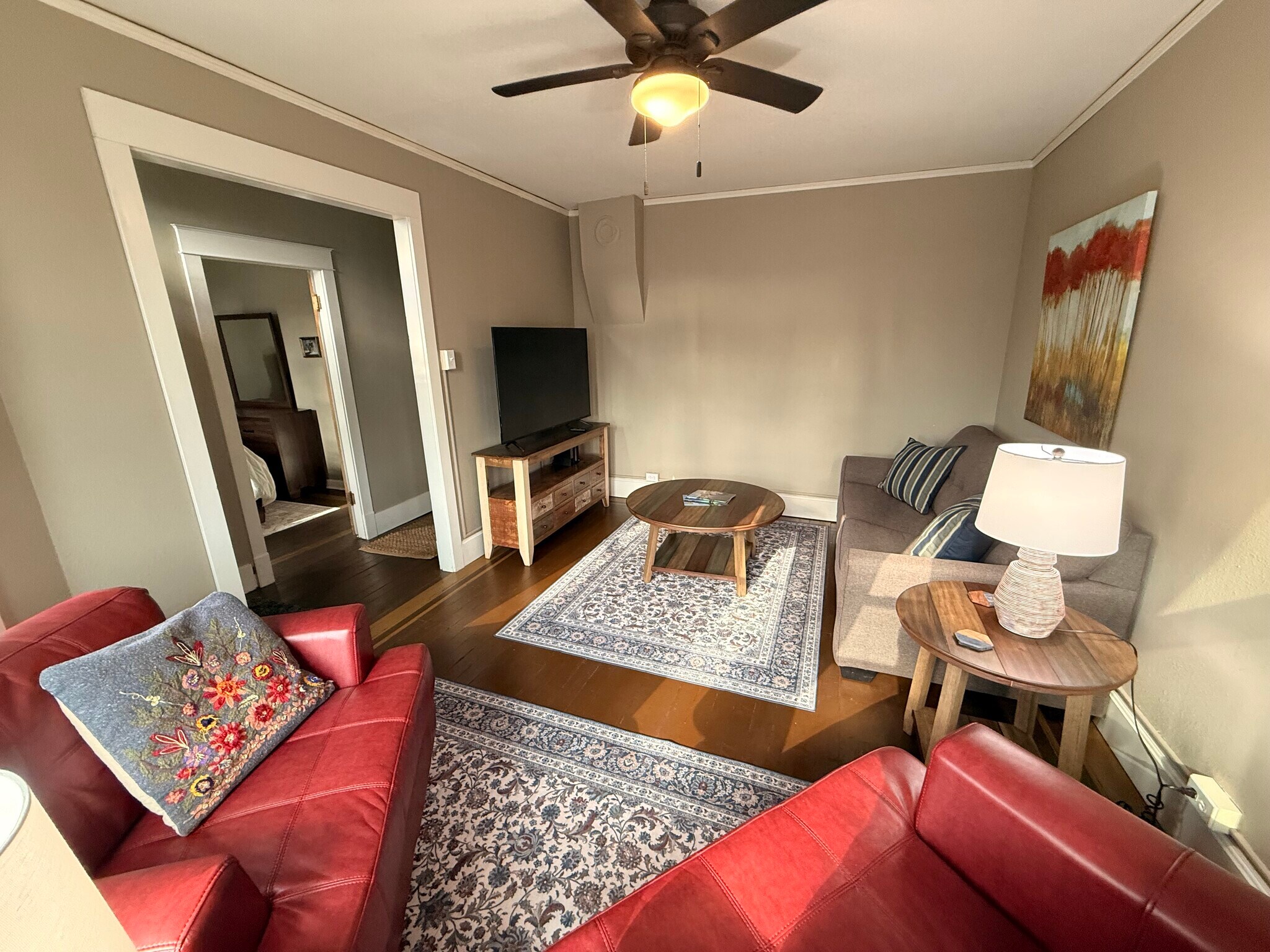 Comfortably furnished living room - 215 N Emmett Ave