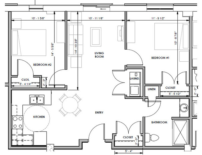 Floorplan - Skyview Park Apartments - A 55+ Community