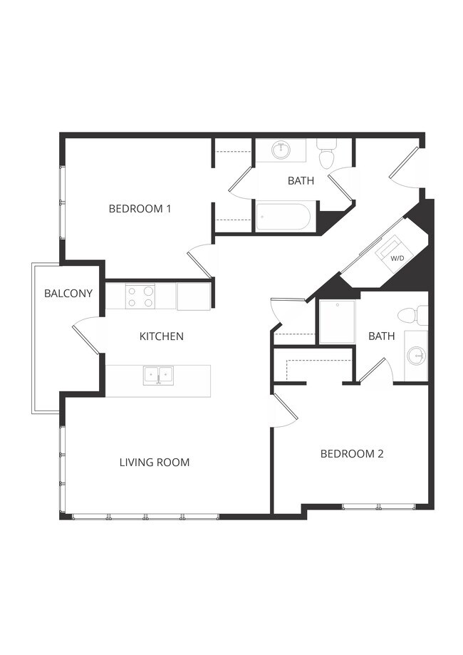 Frederick 2E 2x2 - Frederick Lofts