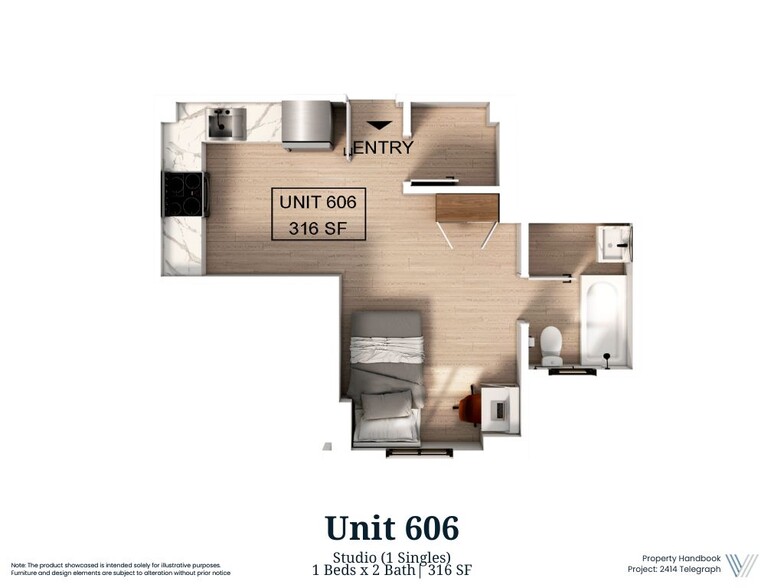 Floor Plan - 2414 Telegraph Ave