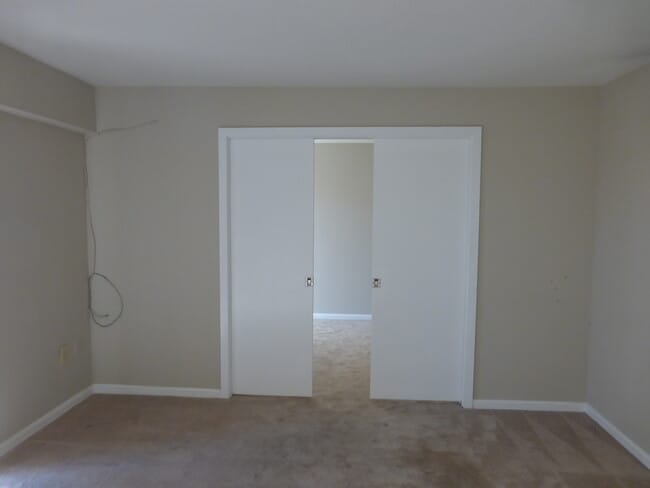 Pocket doors close off bedroom - 1300 Army Navy Dr