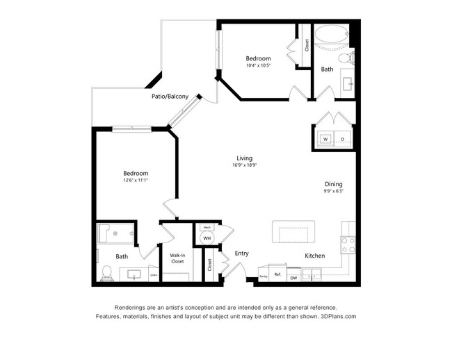 Floorplan - Grayson Ridge 55+ Apartments